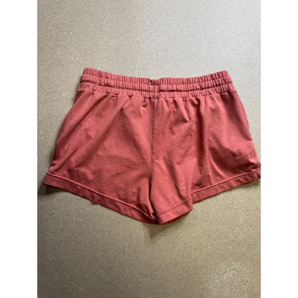 Vuori Women Coral Heather Performance Athletic Shorts Size M Drawstring Pockets - Picture 4 of 8